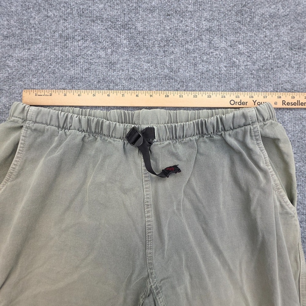 Vintage Gramicci Belted Pants Women's XL 18-20 Beige Green Faded Made USA - Picture 13 of 16